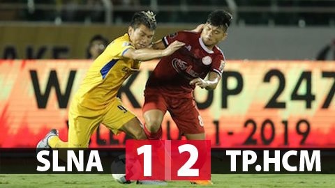 SLNA - TP. HCM: Bước ngoặt thẻ đỏ
