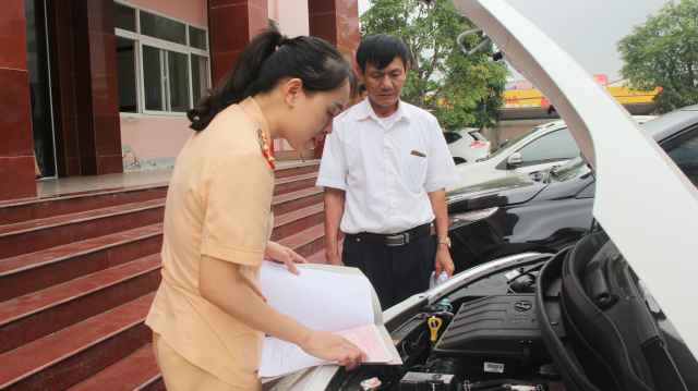 Công an Nghệ An: Thủ tục đăng ký phương tiện giao thông