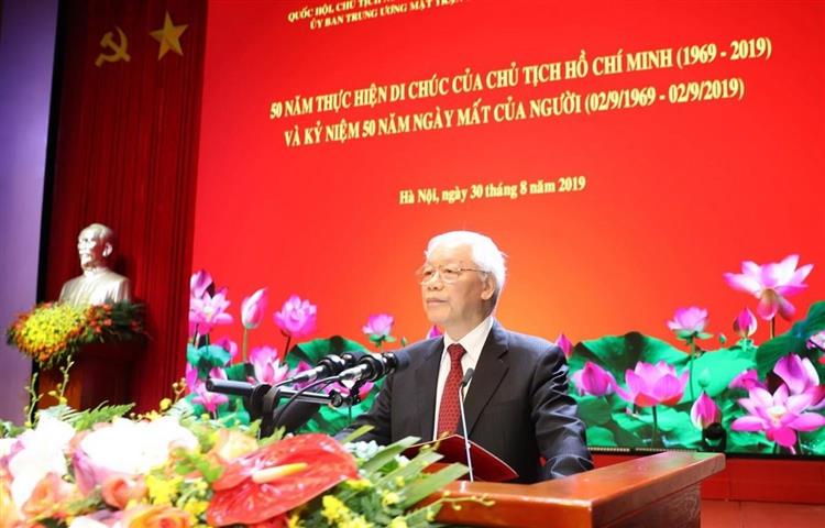 Di chúc của Chủ tịch Hồ Chí Minh soi sáng con đường đi tới tương lai của dân tộc Việt Nam