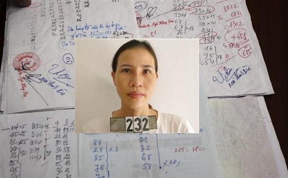 'Nữ quái'  điều hành đường dây đánh bạc hàng trăm triệu đồng sa lưới