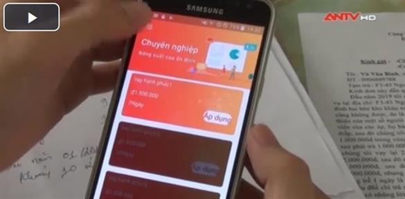 Cảnh giác với lời mời vay tiền qua ứng dụng trên điện thoại