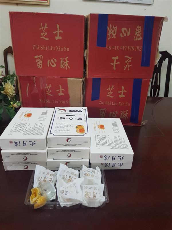 Thu giữ 240 chiếc bánh Trung thu do Trung Quốc sản xuất