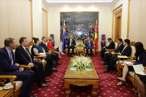 Toàn cảnh buổi tiếp.
