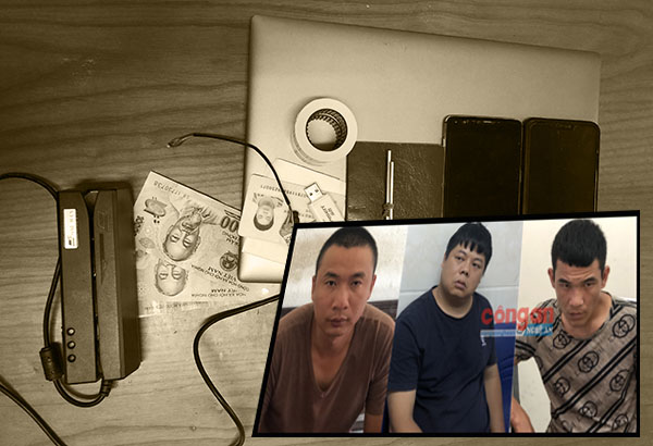 Lật tẩy hành vi lấy cắp thông tin tài khoản ngân hàng để rút tiền qua thẻ ATM của nhóm đối tượng người Trung Quốc