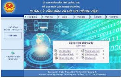 Tăng cường xử lý văn bản, hồ sơ công việc trên môi trường mạng
