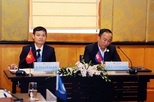 Đại tá Lê Đức Tuyến, Phó Chánh Văn phòng Cơ quan CSĐT Bộ Công an chủ trì họp Ban C