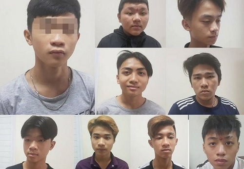 Kiệt và đồng bọn trong băng cướp.