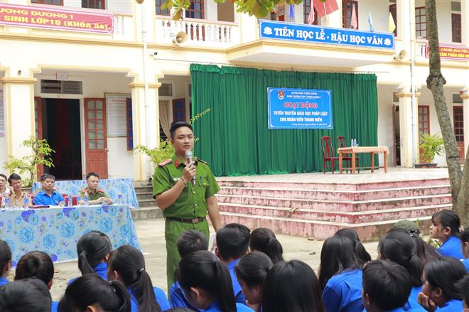 Tại buổi tuyên truyền