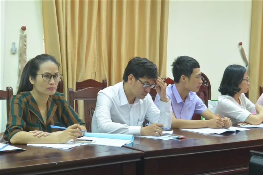 Tại lớp tập huấn