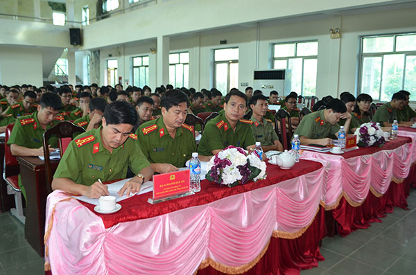 Công an tỉnh Nghệ An phối hợp Cục Cảnh sát PCCC&CNCH tổ chức lớp tập huấn về PCCC