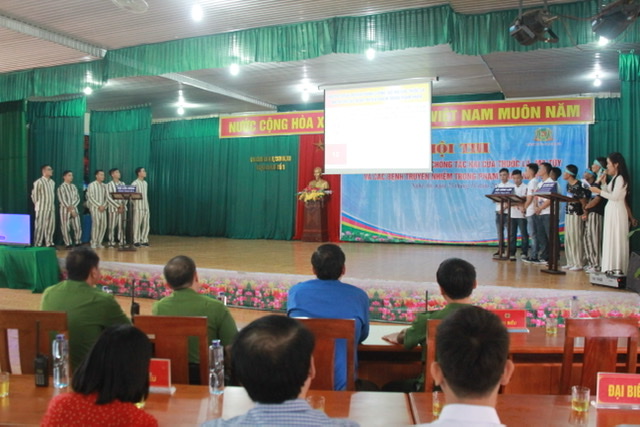 Tại buổi tuyên truyền 