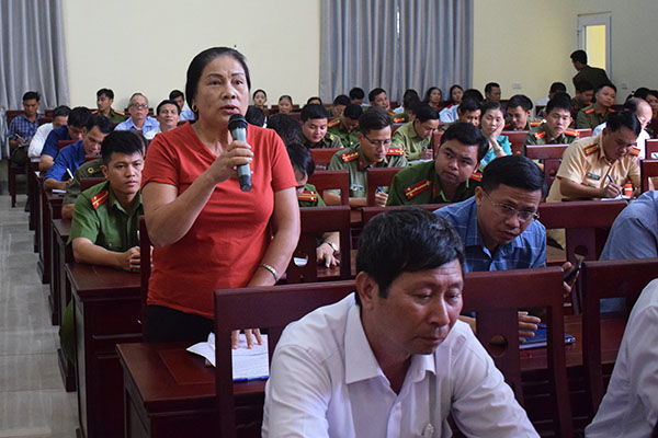 Tổ chức diễn đàn 'Công an lắng nghe ý kiến nhân dân'