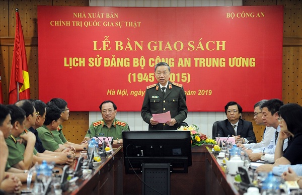 Bộ trưởng Tô Lâm phát biểu tại buổi Lễ.