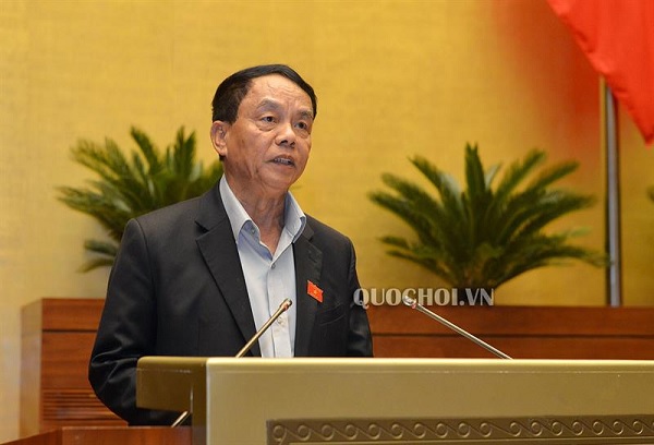Chủ nhiệm Ủy ban Quốc phòng và An ninh Võ Trọng Việt báo cáo giải trình, tiếp thu dự Luật