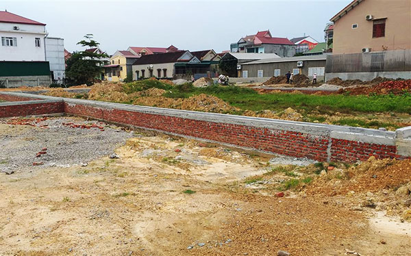 Nhiều địa phương đấu giá đất ở khi chưa hoàn thành hạ tầng