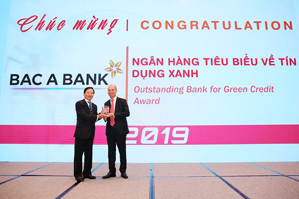BAC A BANK chính thức được vinh danh 'Ngân hàng tiêu biểu về Tín dụng xanh'