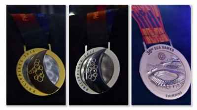 Huy chương đồng Sea Games 30 có màu vàng hồng