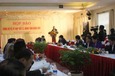 Họp báo về Kỳ họp thứ 12, HĐND tỉnh khóa XVII