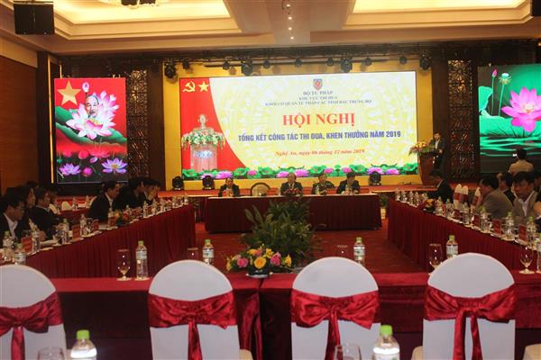 Tổng kết công tác thi đua, khen thưởng Khối cơ quan Tư pháp các tỉnh Bắc Trung bộ năm 2019