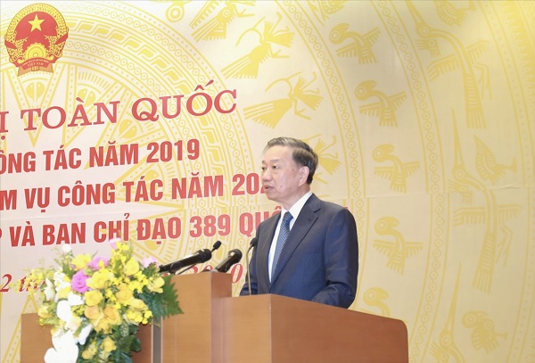 Bộ trưởng Tô Lâm phát biểu tại Hội nghị.