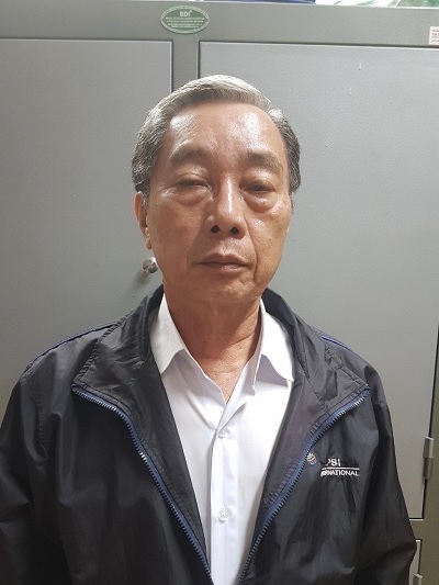 Bị can Lê Tôn Thanh.