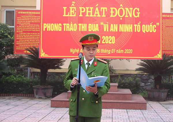 Phát động phong trào thi đua 'Vì An ninh Tổ quốc' năm 2020