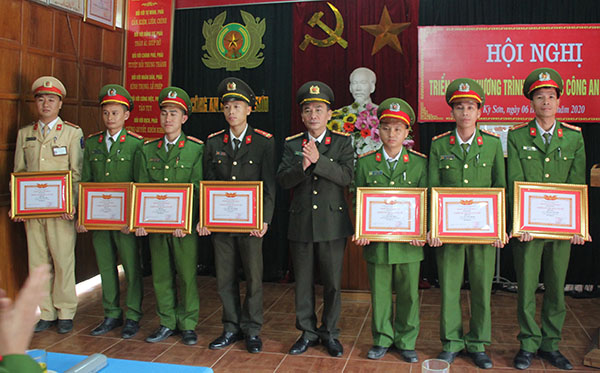 Công an huyện Kỳ Sơn: Hội nghị triển khai chương trình công tác năm 2020
