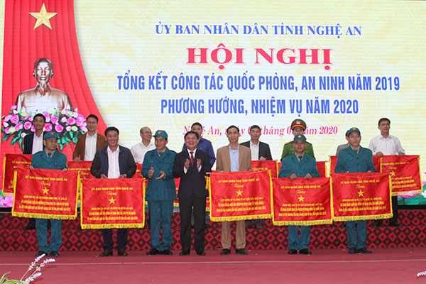 UBND tỉnh: Tổng kết công tác quốc phòng, an ninh năm 2019