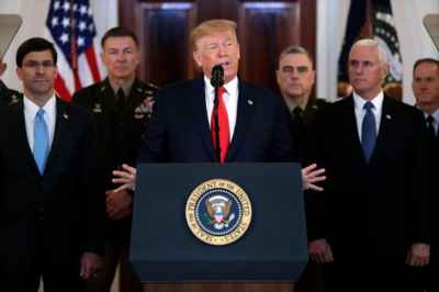 Không có trả đũa, Tổng thống Trump kêu gọi một thỏa thuận mới với Iran