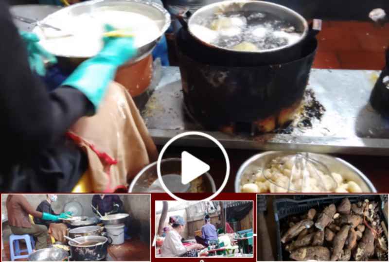 Bí mật kinh hãi bên trong xưởng sản xuất khoai lang kén