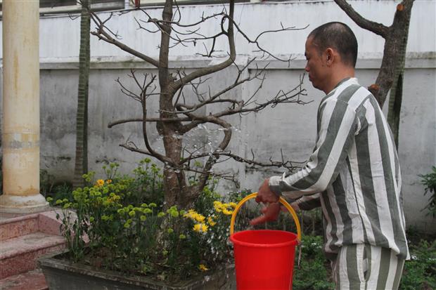 Trở về với gia đình là động lực để các phạm nhân             đang thi hành án phấn đấu cải tạo tốt