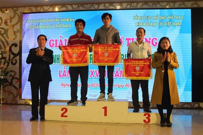 Nghệ An đạt giải Nhì giải cờ vua, cờ tướng các nhóm tuổi trẻ miền Trung mở rộng lần thứ XVIII