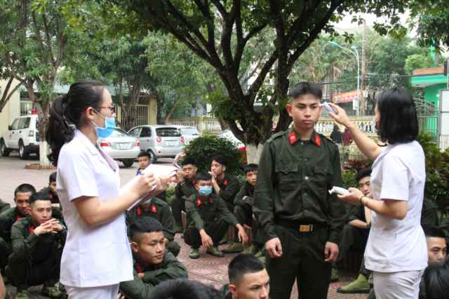 Khám sức khỏe cho công dân thực hiện nghĩa vụ CAND
