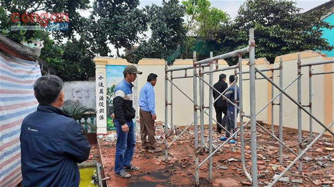 Cần bảo vệ nguyên trạng một di tích lịch sử tại xã Công Thành