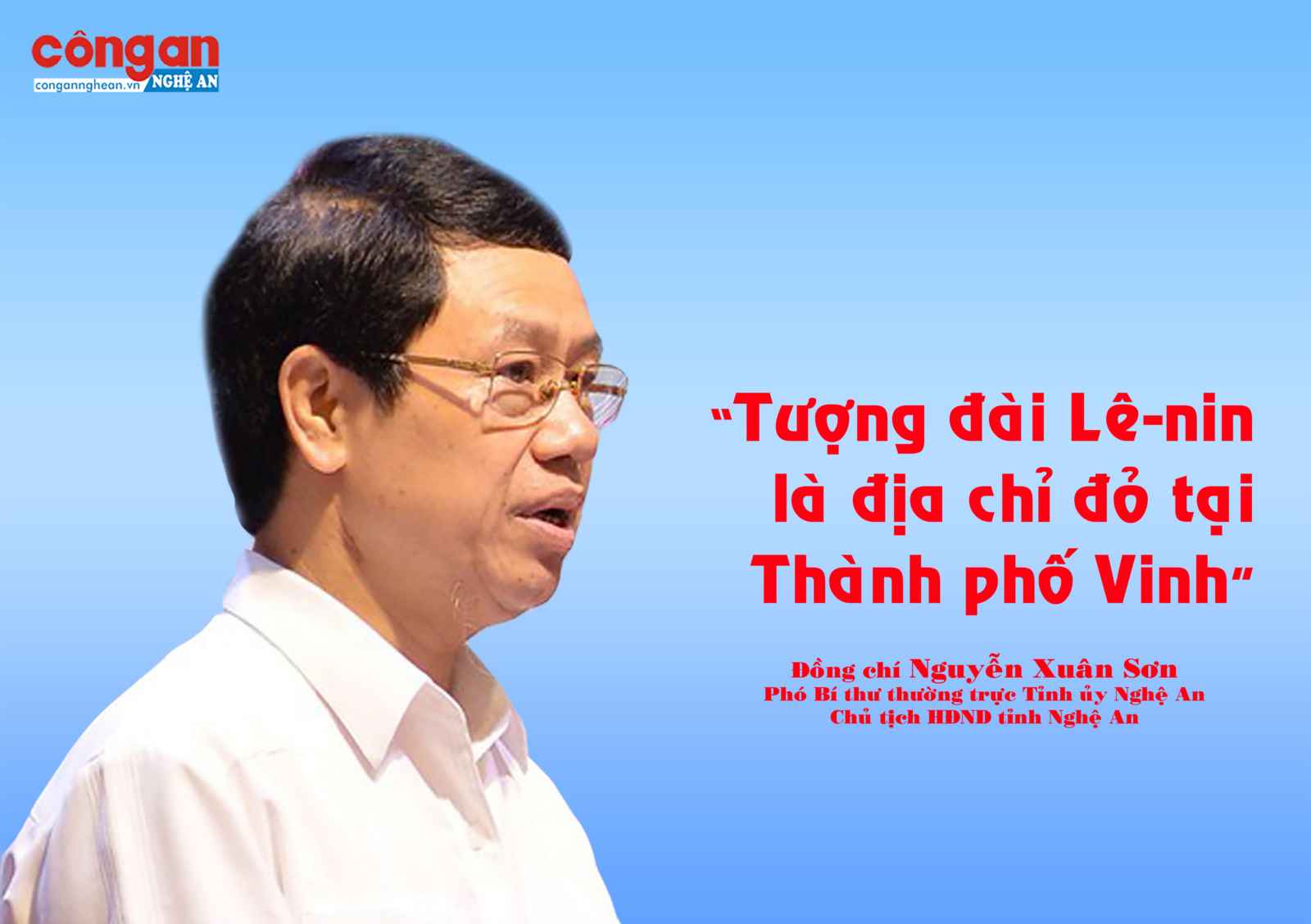 'Tượng đài V.I. Lê-nin là địa chỉ đỏ tại thành phố Vinh'