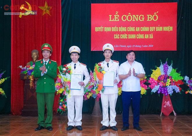 Điều động Công an chính quy về xã Bảo Thành và Liên Thành