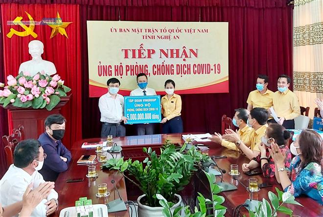 Nghệ An phát động 'Toàn dân tham gia  ủng hộ phòng, chống dịch COVID-19'