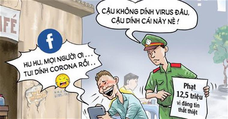 Tung tin thất thiệt trên mạng xã hội sẽ được xem xét vào tội danh Đưa hoặc sử dụng trái phép thông tin mạng máy tính, mạng viễn thông