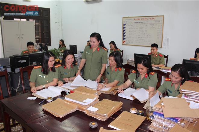 Phòng Hồ sơ Công an tỉnh Nâng cao hiệu quả công tác cải cách hành chính