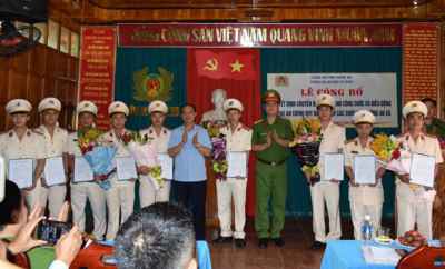 Hoàn thành việc bố trí Công an chính quy đảm nhiệm chức danh Công an xã
