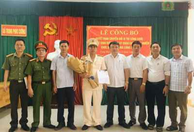 Công An Nam Đàn tiếp tục điều động 17 Công an chính quy đảm nhiệm chức danh trưởng công an xã, thị trấn