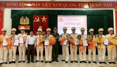 Công an huyện Anh Sơn: Điều động Công an chính quy đảm nhiệm các chức danh Công an xã