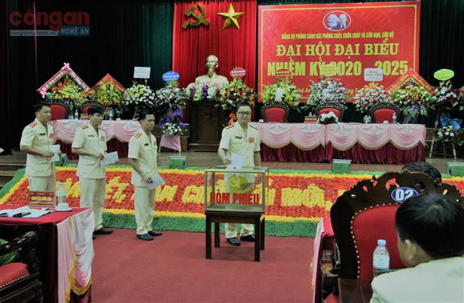 Đại hội đại biểu Đảng bộ Phòng Cảnh sát PCCC&CNCH