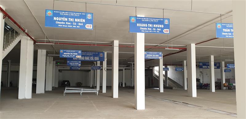 Chợ Tân Kỳ: Điểm nhấn kiến trúc, xây dựng mới