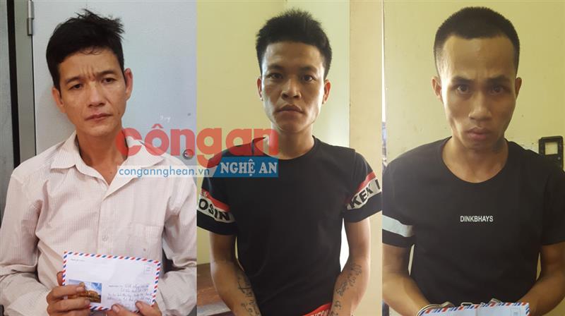 3 đối tượng bị bắt giữ 
