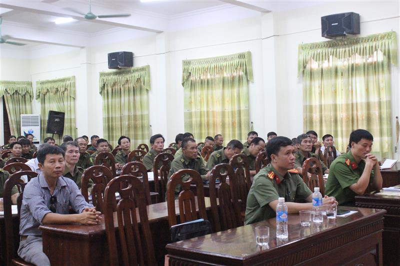 Công an thành phố Vinh: Khai mạc lớp tập huấn Công an xã bán chuyên trách năm 2020