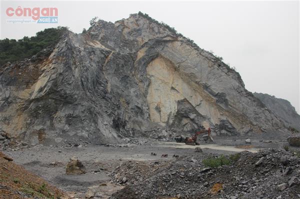 Tai nạn lao động chết người tại mỏ đá Công ty CP vật liệu 99