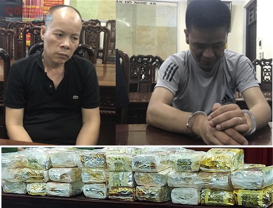Một số đối tượng và tang vật trong các chuyên án