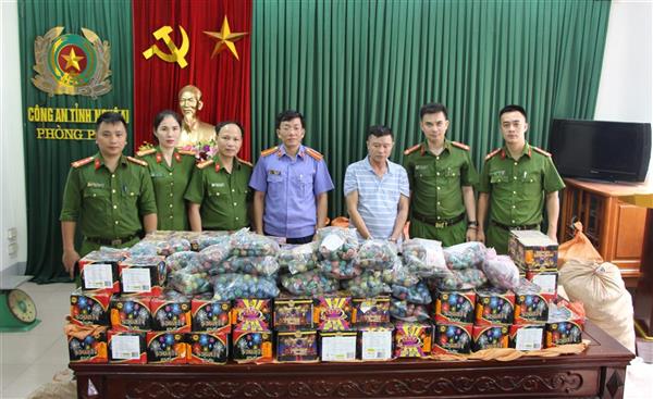 Phá chuyên án về pháo nổ lớn nhất từ đầu năm đến nay