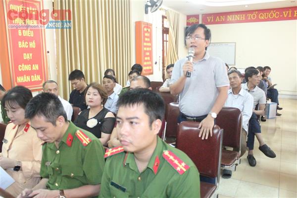 Đối thoại về công tác quản lý  Nhà nước về an ninh trật tự, phòng cháy chữa cháy và cứu nạn cứu hộ